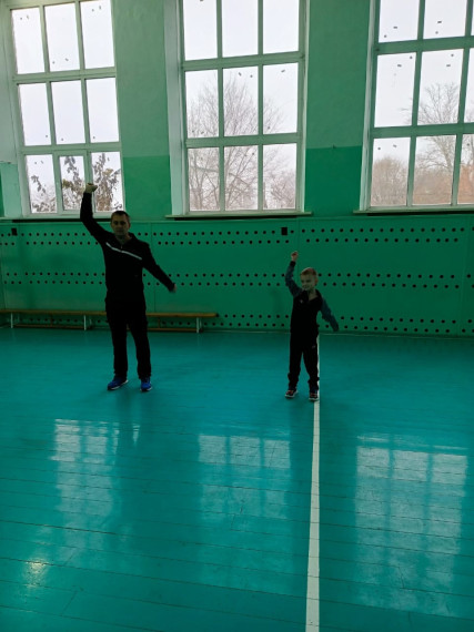 «Вместе с папой».
